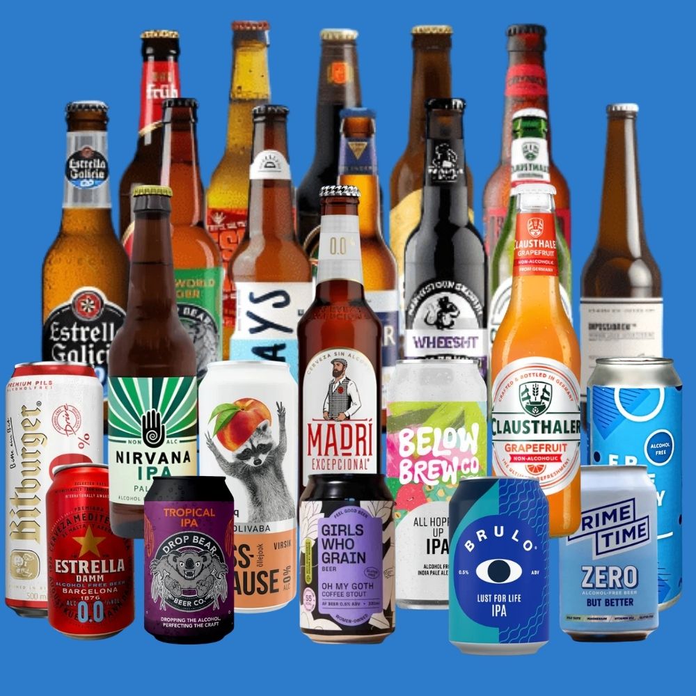 The Vegan‑ator | Vegan Alcohol‑Free Beer Mixed Pack (12 or 24) | Wise Pack - Wise Bartender - Mixed Pack