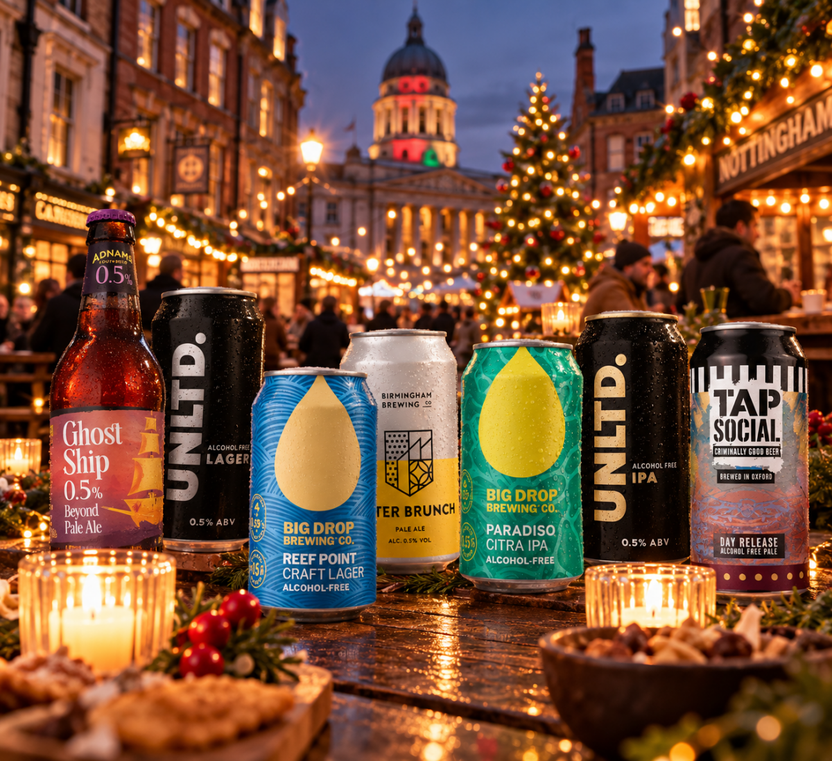 The 'Yeasty East & Midlands' East England & Midlands Alcohol Free 8 Beer Wise Pack (0.5% ABV) - Wise Bartender - Mixed Pack