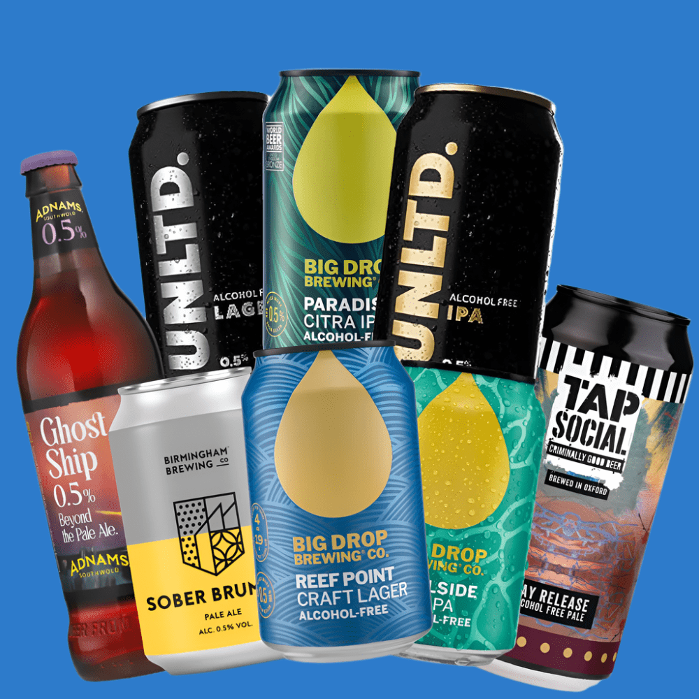 The 'Yeasty East & Midlands' East England & Midlands Alcohol Free 8Beer Wise Pack (0.5% ABV) - Wise Bartender - Mixed Pack