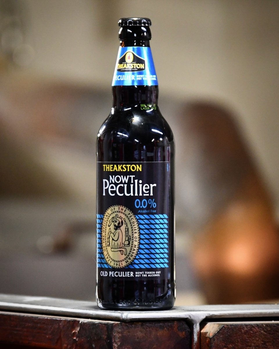 Theakston's 'Nowt Peculier' Alcohol Free Dark Ale Beer 500ml (0.0% ABV) - Wise Bartender - Beer