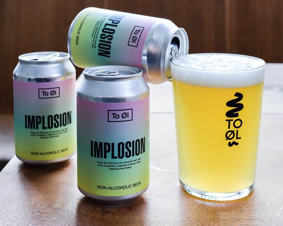 To Ø l Implosion Cloudy Alcohol Free Pale Ale (0.3% ABV) - Wise Bartender - Beer