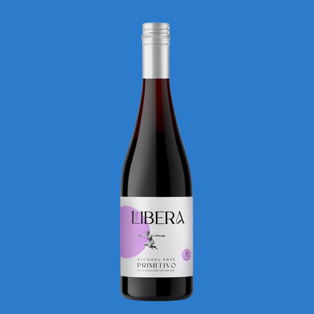 Vita Libera Primitivo Alcohol Free Red Wine (0.0% ABV) - Wise Bartender - wine