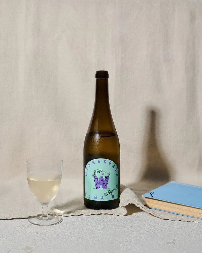 Wednesday's Domaine Piquant Alcohol Free White Wine (0.0% ABV) - Wise Bartender - wine