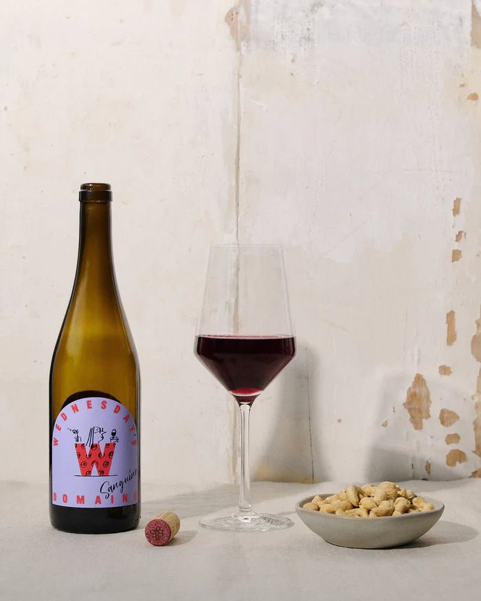 Wednesday's Domaine Sanguine Alcohol Free Red Wine (0.0% ABV) - Wise Bartender - wine