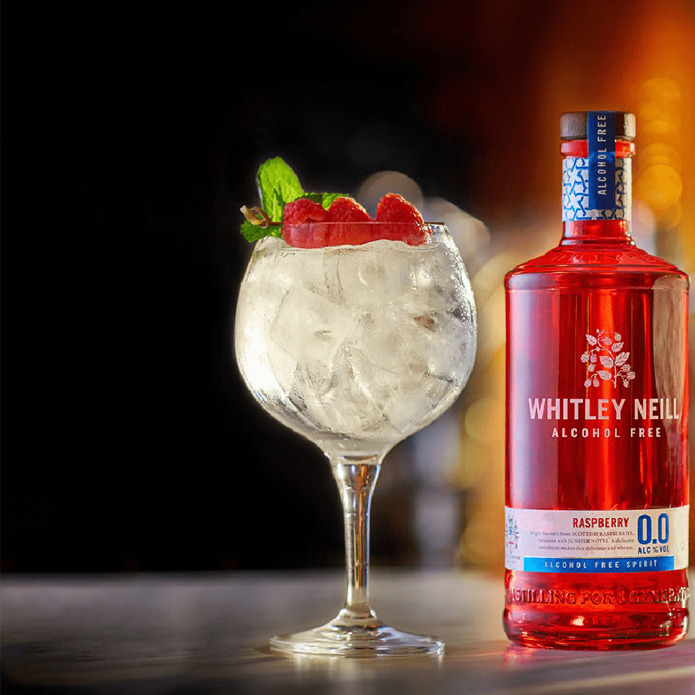 Whitley Neill Alcohol Free Raspberry Spirit (0% ABV) - Wise Bartender - Spirit
