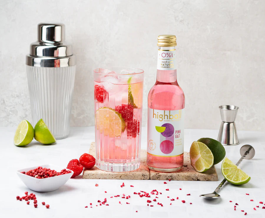 Highball Alcohol Free Pink G&T (0% ABV)