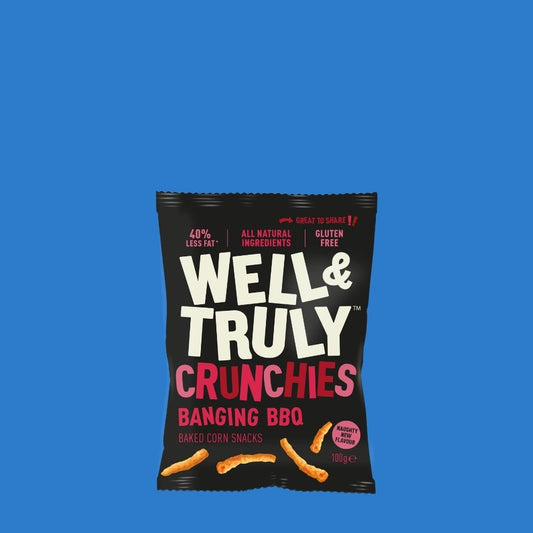 Well & Truly BBQ Crunchies (100g) | Gluten Free Baked Snack