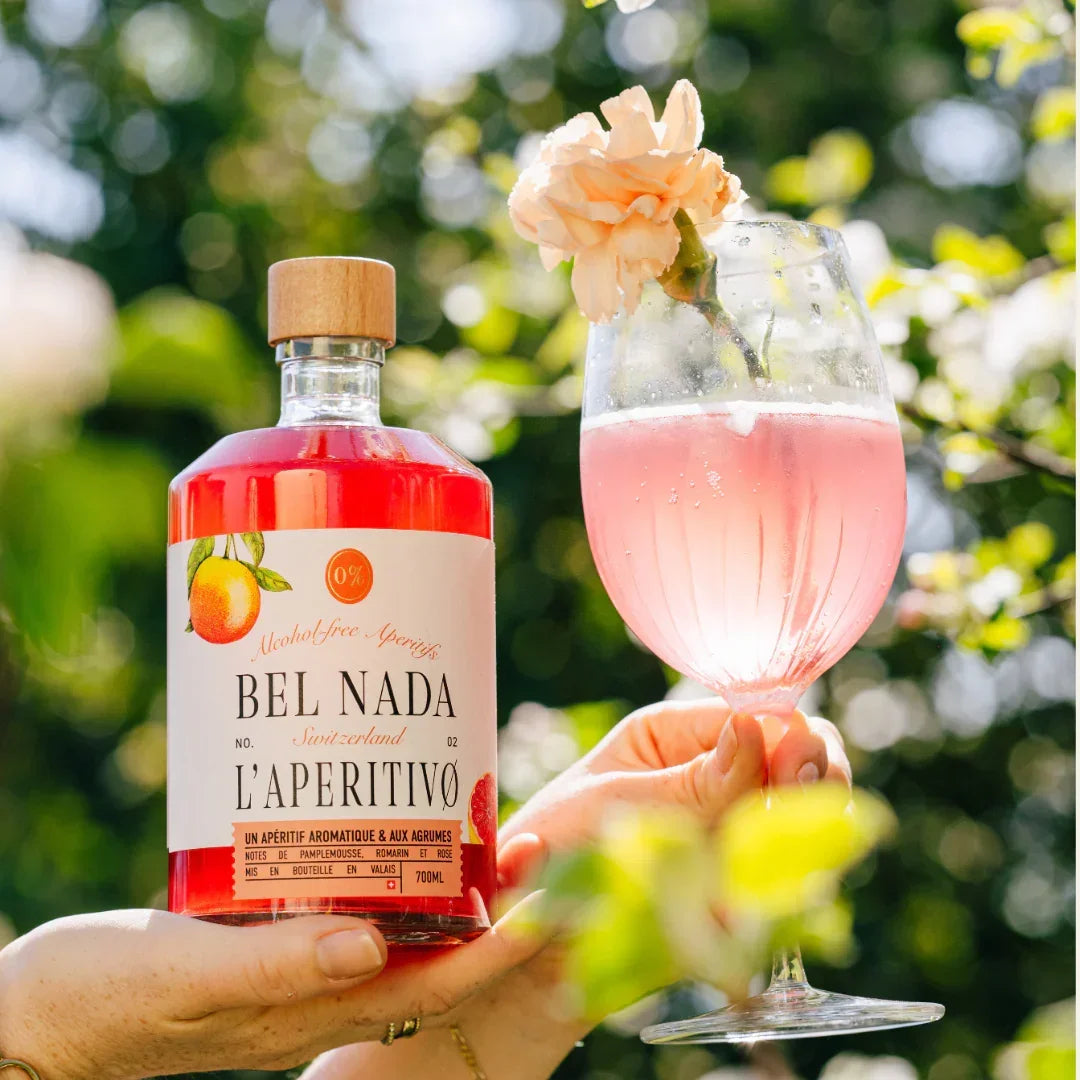 Bel Nada L'Aperitivo Alcohol-Free Aperitif 700ml | Swiss Spritz Alternative