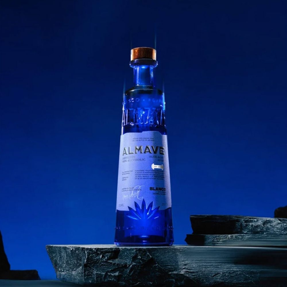 Almave 'Blanc' Blue gave Alcohol Free Tequila Spirit (0.5% ABV)