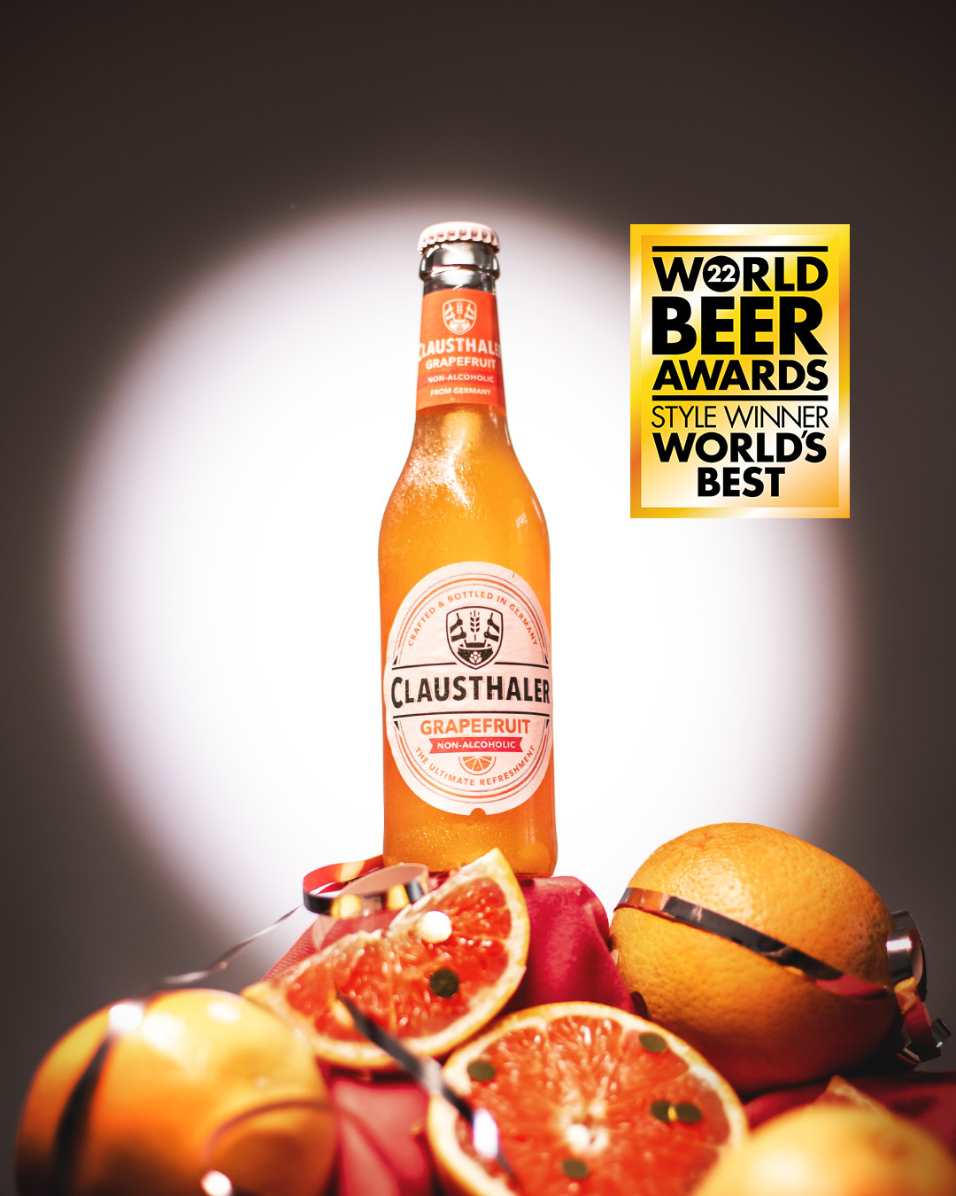 Clausthaler Grapefruit Alcohol Free Beer (<0.5% ABV)