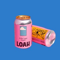 Loah Alcohol Free Lager Peach (0.5% ABV)