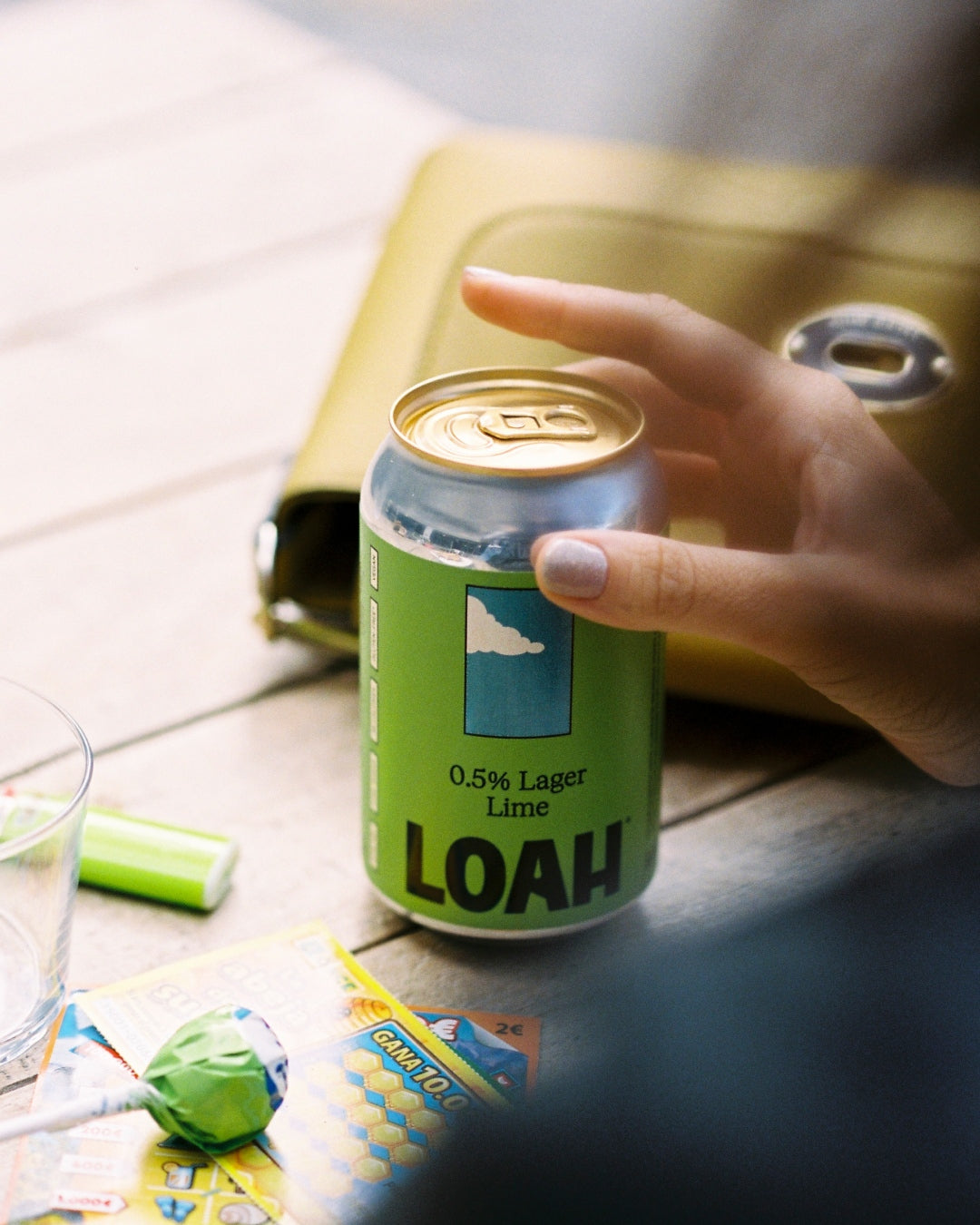 Loah Alcohol Free Lager Lime (0.5% ABV)