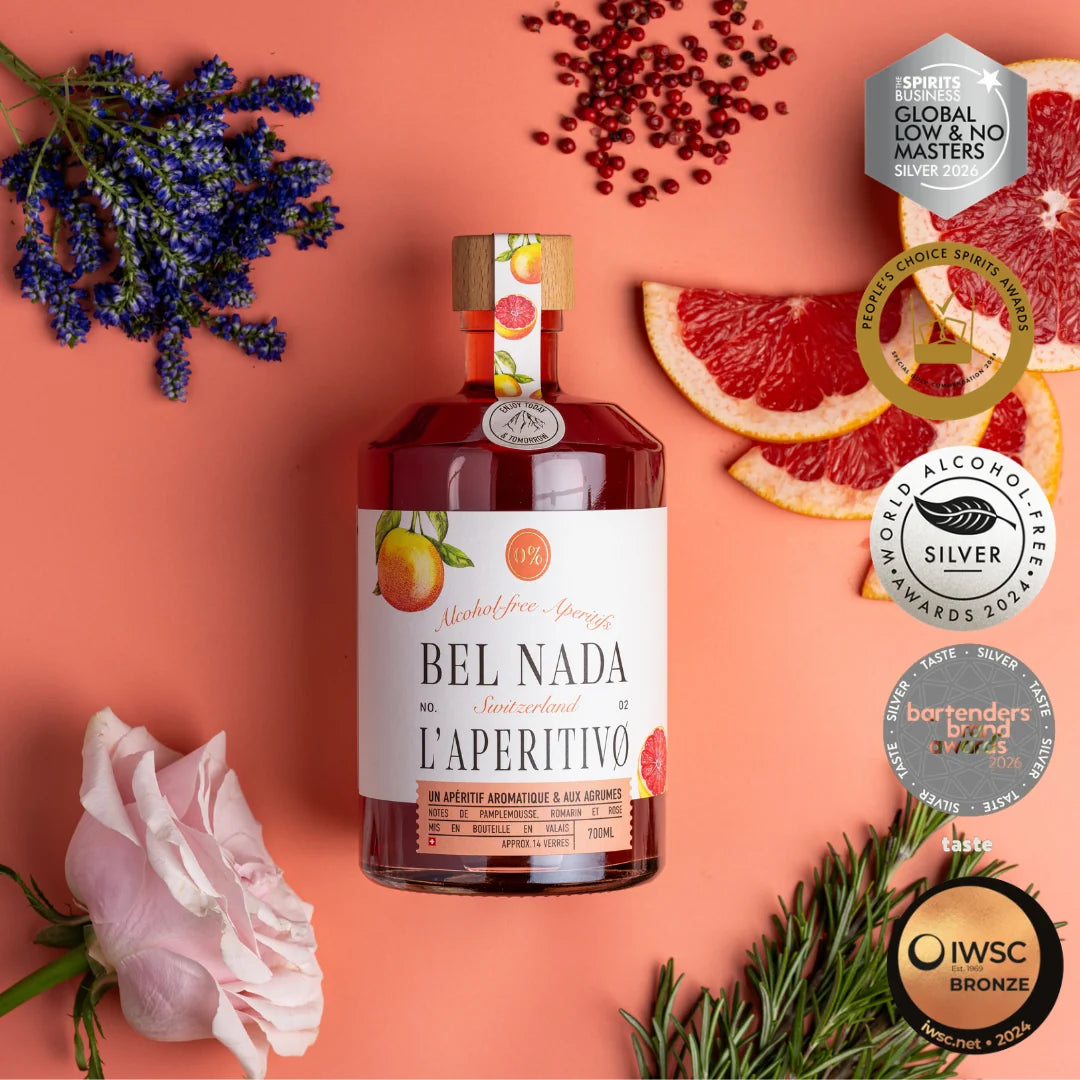 Bel Nada L'Aperitivo Alcohol-Free Aperitif 700ml | Swiss Spritz Alternative