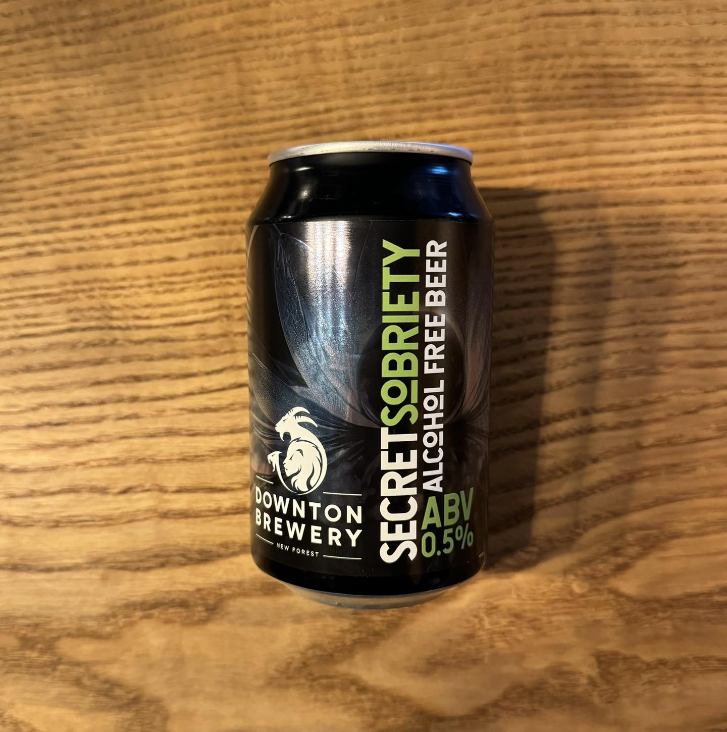 Downton Brewery 'Secret Sobriety' Alcohol Free Pale Ale (0.5% ABV)