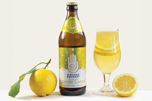 Nirvana Bavarian Cloud Lemon Alcohol Free Lager 500ml Bottle (0.2% ABV)