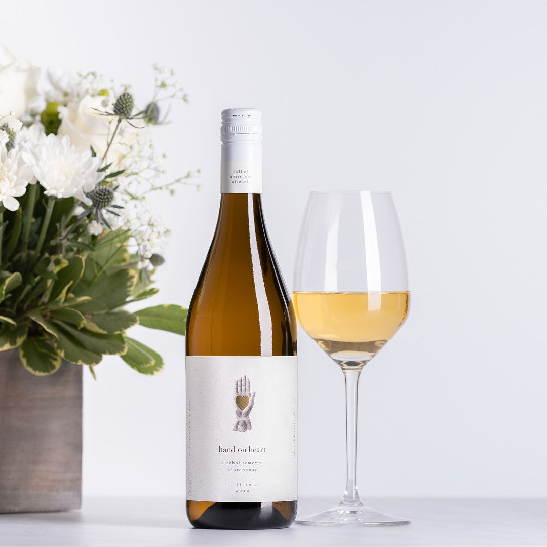 Hand on Heart Chardonnay Alcohol Free White Wine (0.5% ABV)