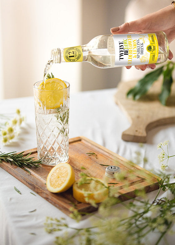 Twelve Below Elderflower & Lemon Sparkling Drink (0% ABV)