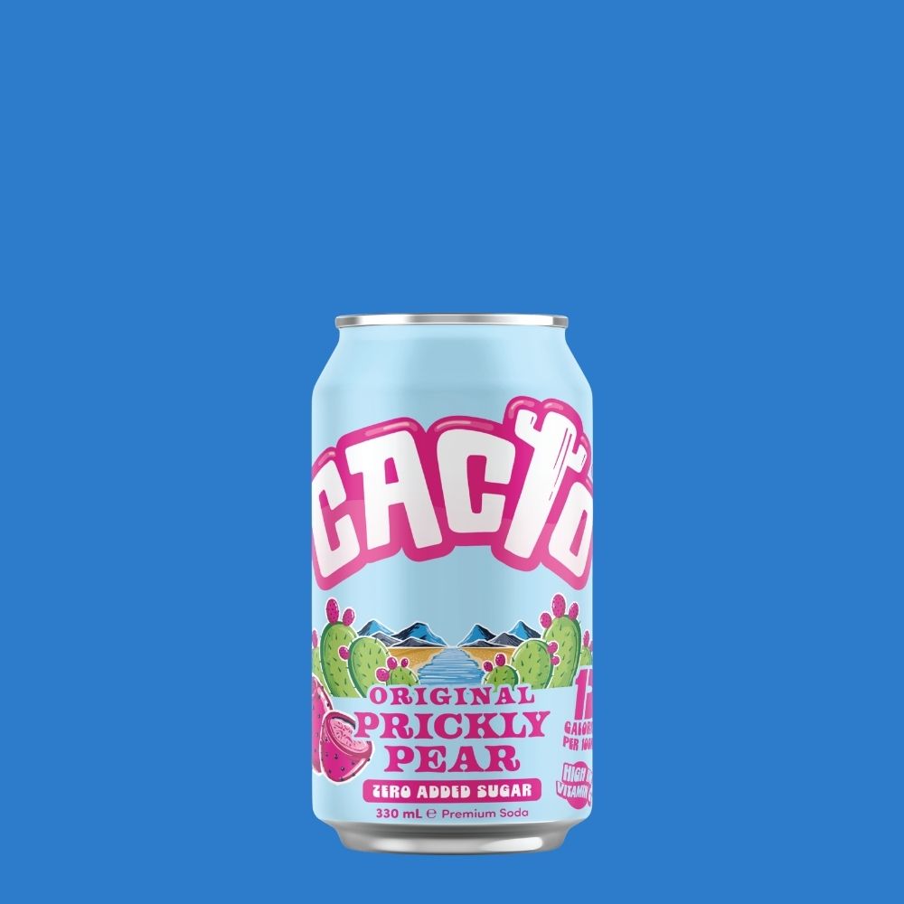Cacto Drinks Sparkling Prickly Pear Cactus Water Soda (0.0% ABV)