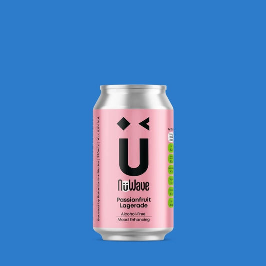 NuWave Passionfruit Lagerade (330ml) | Alcohol‑Free Tropical Lager