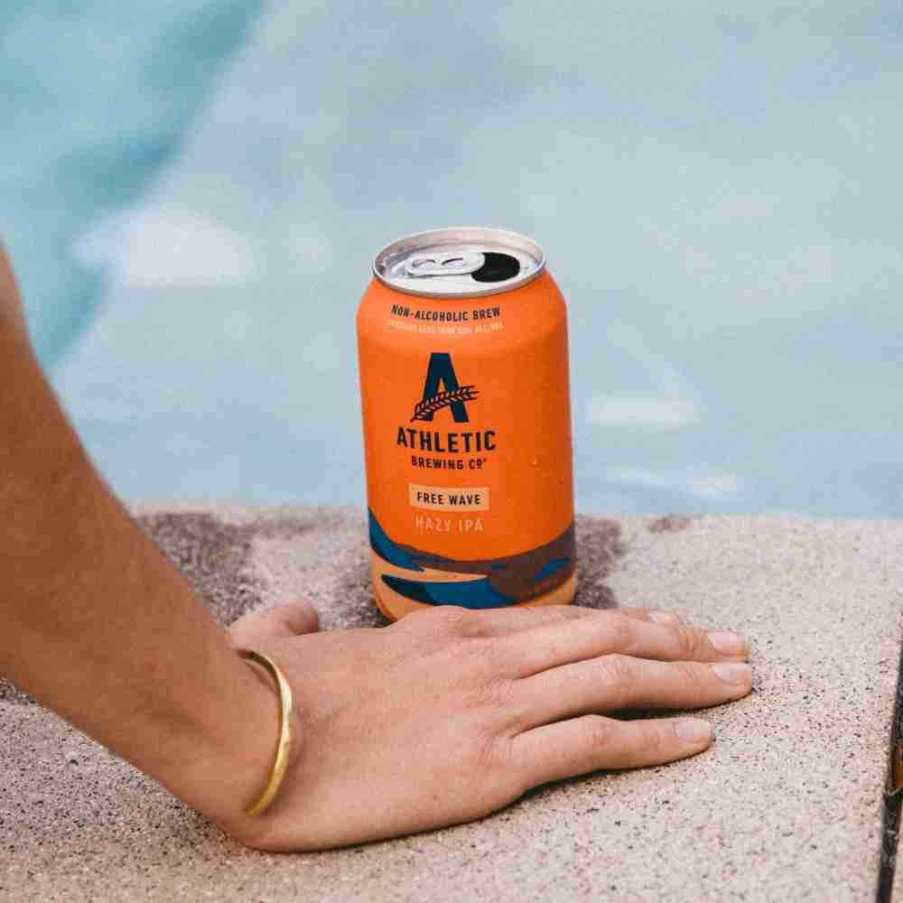 Athletic Brewing Co. Free Wave Alcohol-Free Hazy IPA (0.5% ABV)