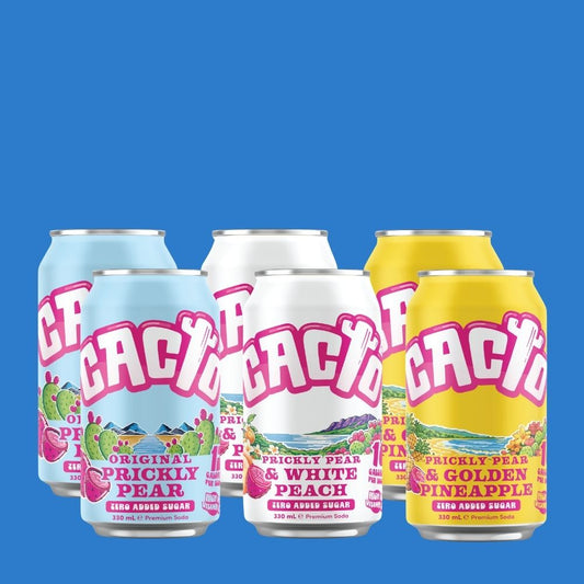 Cacto Drinks Sparkling Cactus Water 6 Can Mixed Wise Pack