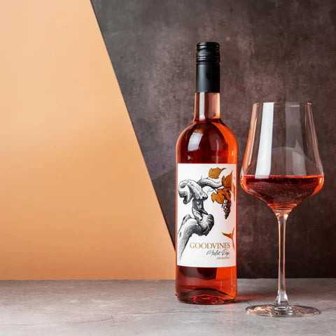 Goodvines Alcohol Free Merlot Rosé Wine (0.0%ABV)