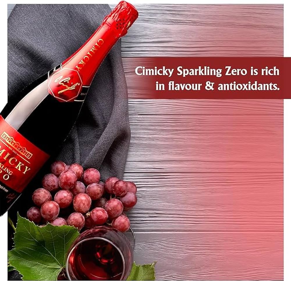 Cimicky Red Sparkling Zero Alcohol Free Wine (0.0% ABV)