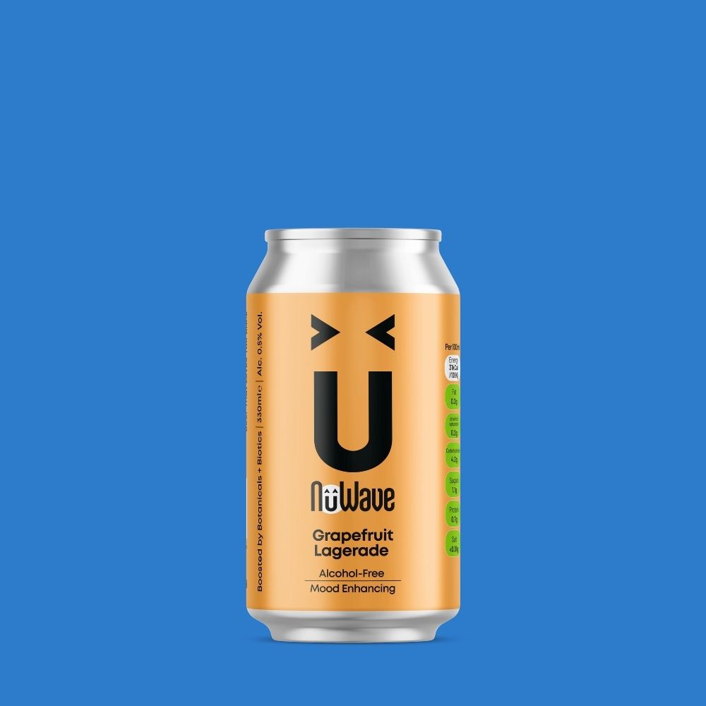 NuWave Grapefruit Lagerade (330ml) | Alcohol‑Free Citrus Lager