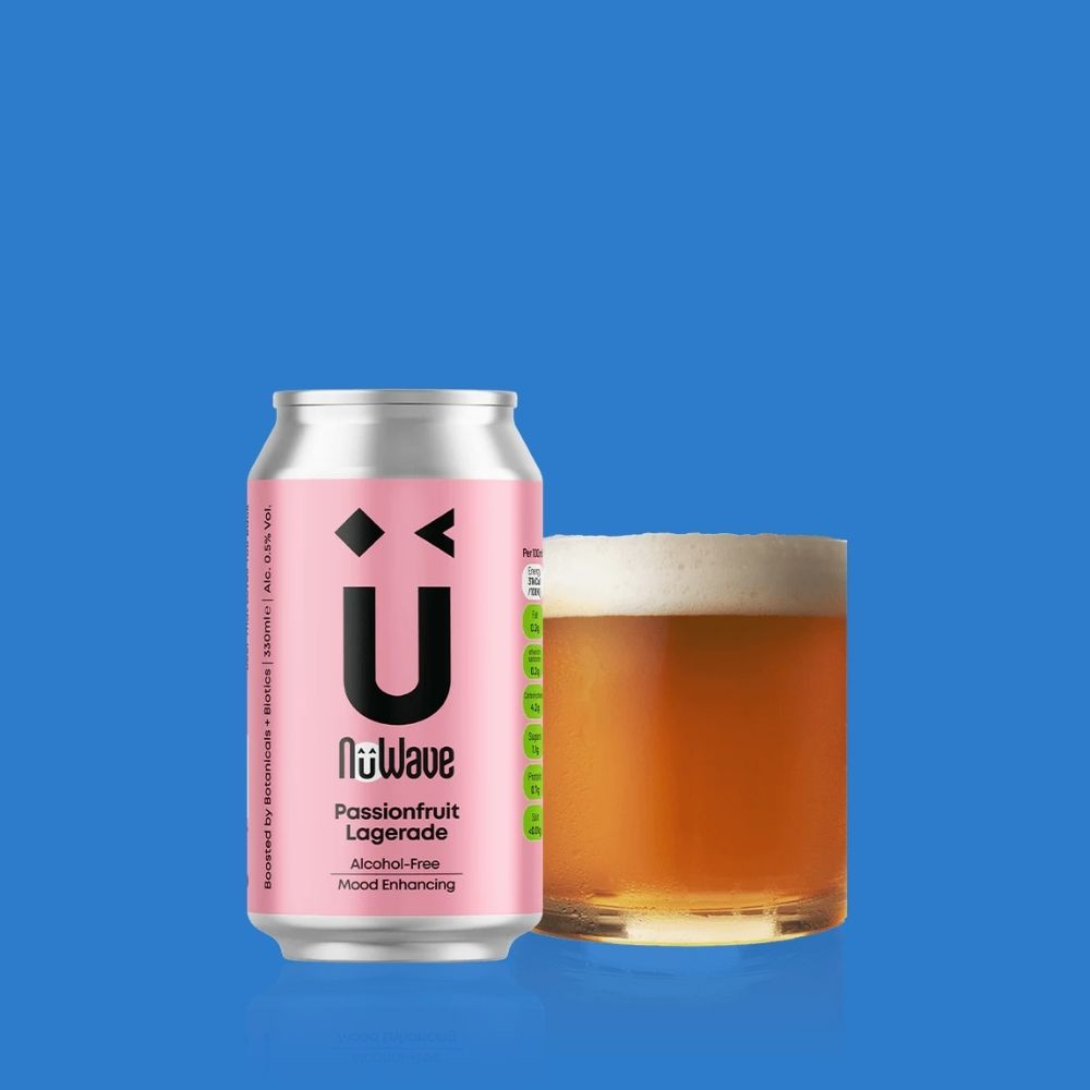 NuWave Passionfruit Lagerade (330ml) | Alcohol‑Free Tropical Lager