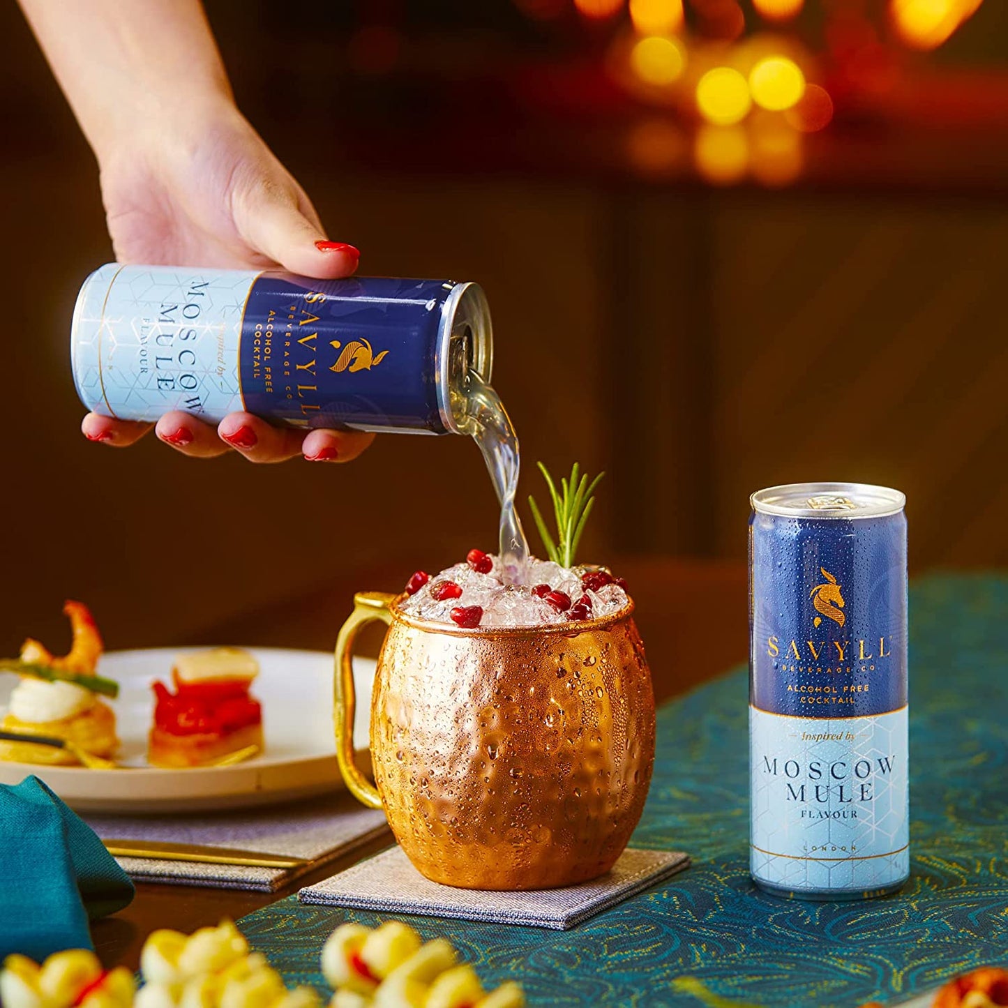 Savyll Moscow Mule Alcohol Free Cocktail Can (0%ABV)