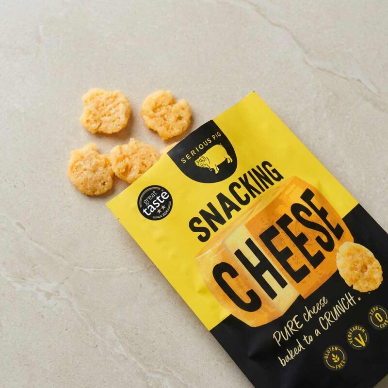 Serious Pig Crunchy Snacking Cheese Classic (24g) | High Protein Baked Cheese Snack