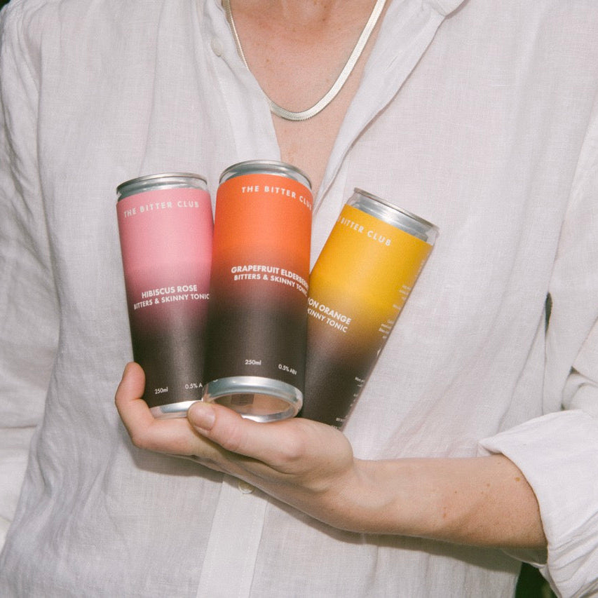 Grapefruit Elderberry Bitters & Skinny Tonic 250ml | The Bitter Club