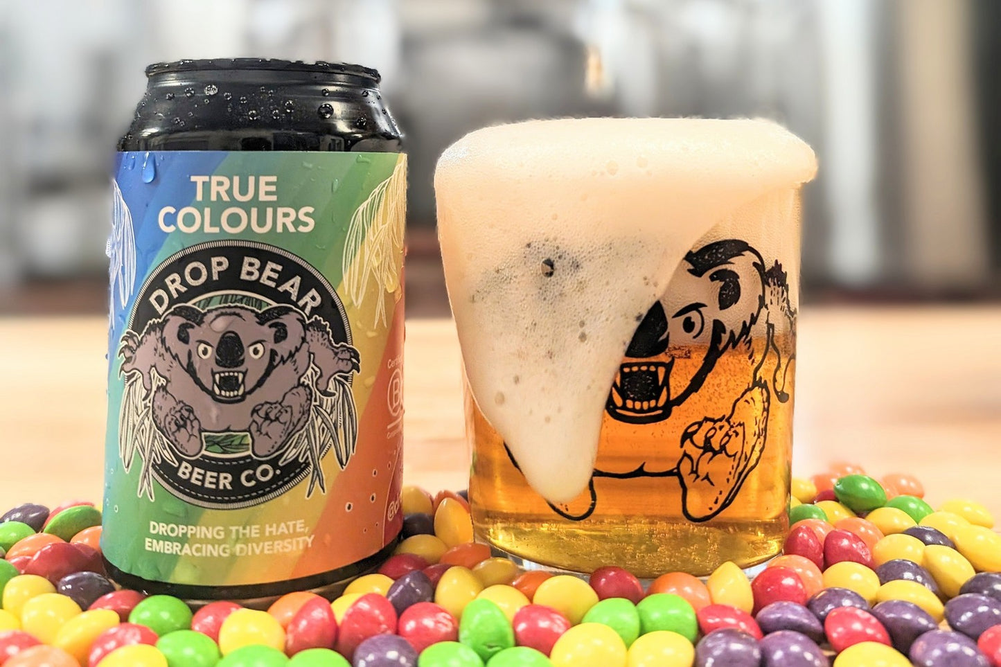 Drop Bear 'True Colours' Alcohol Free IPA (0.5% ABV)