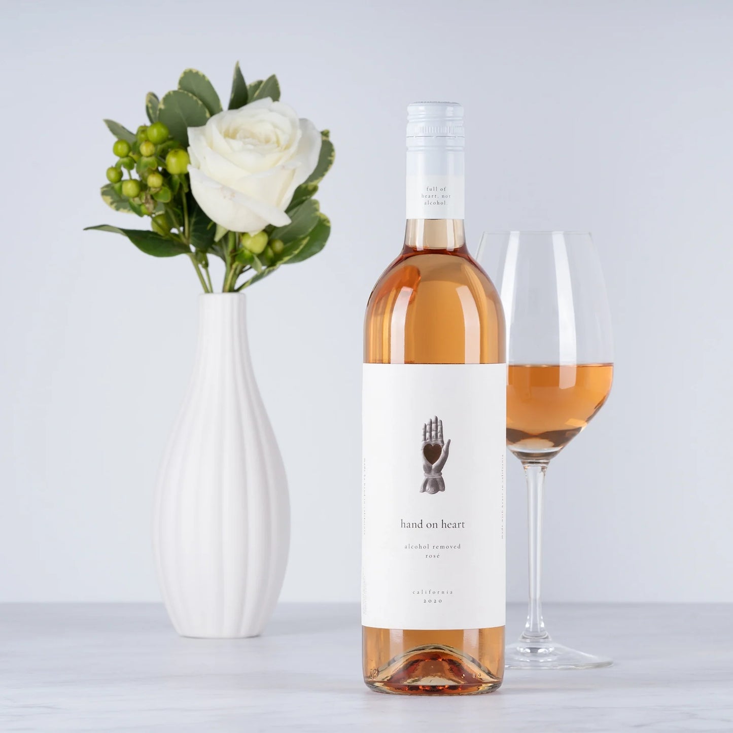 Hand on Heart Rosé Alcohol Free Wine (0.5% ABV)