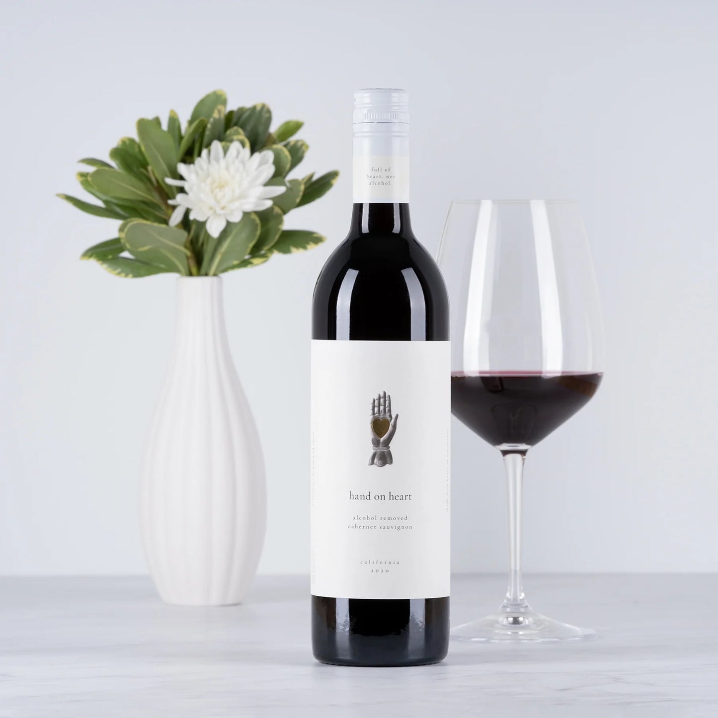 Hand on Heart Cabernet Sauvignon Alcohol Free Red Wine (0.5% ABV)