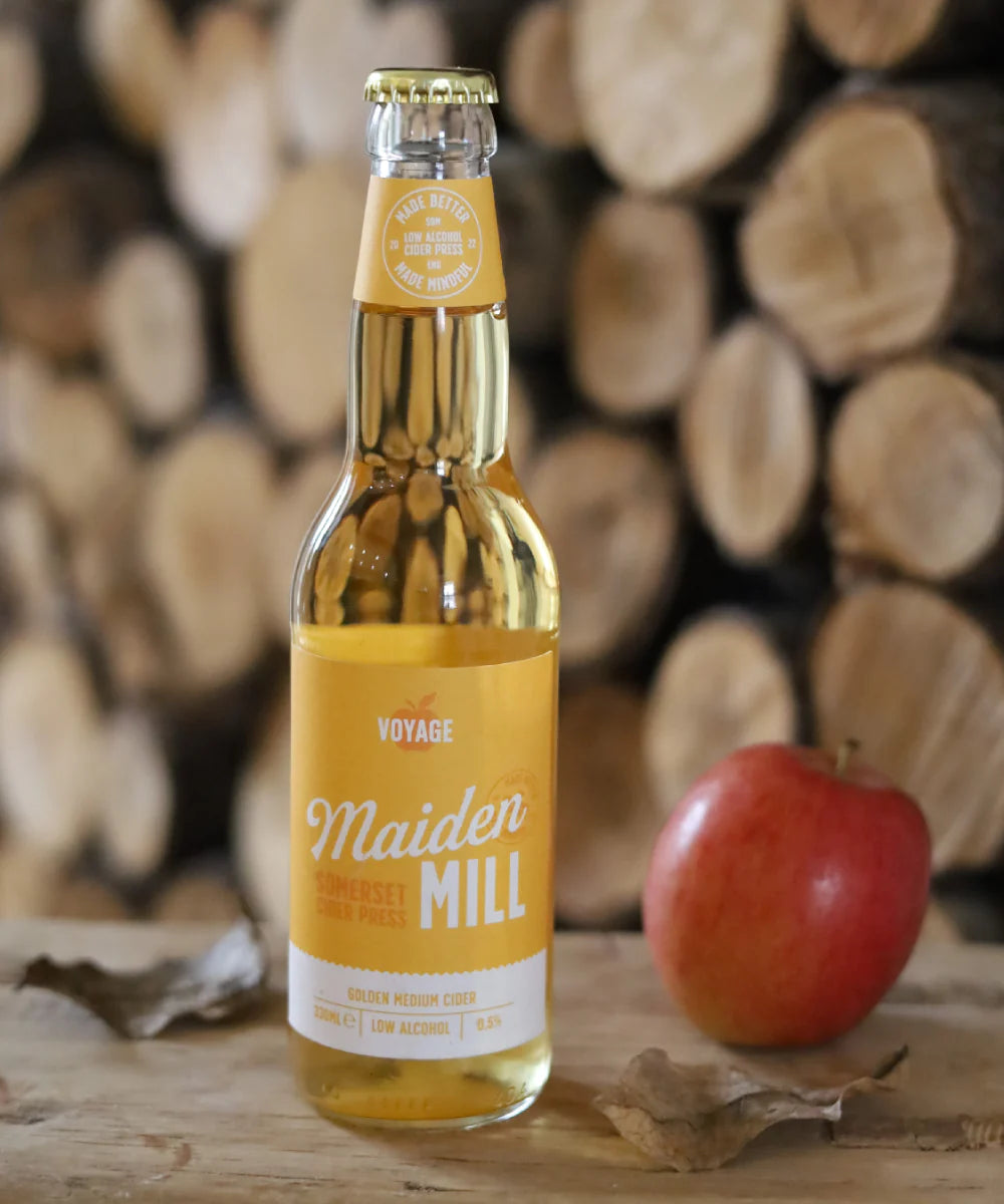 Maiden Mill 'Voyage' Golden Medium Alcohol Free Cider (0.5% ABV)