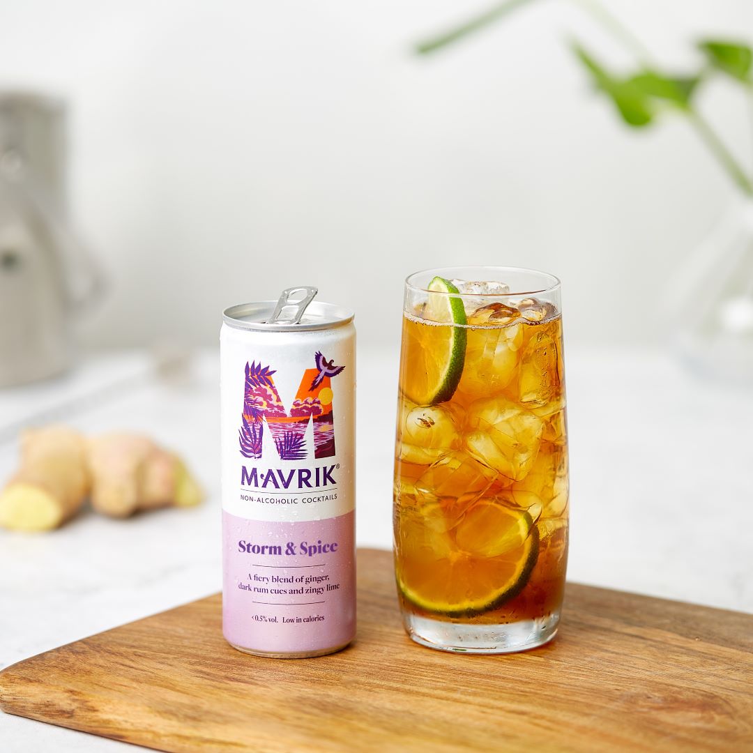 Mavrik Non-Alcoholic Storm and Spice Cocktail (0.5% ABV)