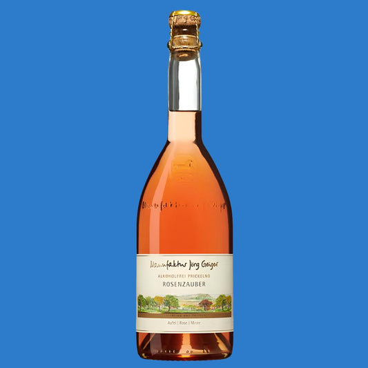 Jörg Geiger Apple & Rose on Mint Alcohol Free Sparkling Wine 750ml & 200ml (0% ABV)