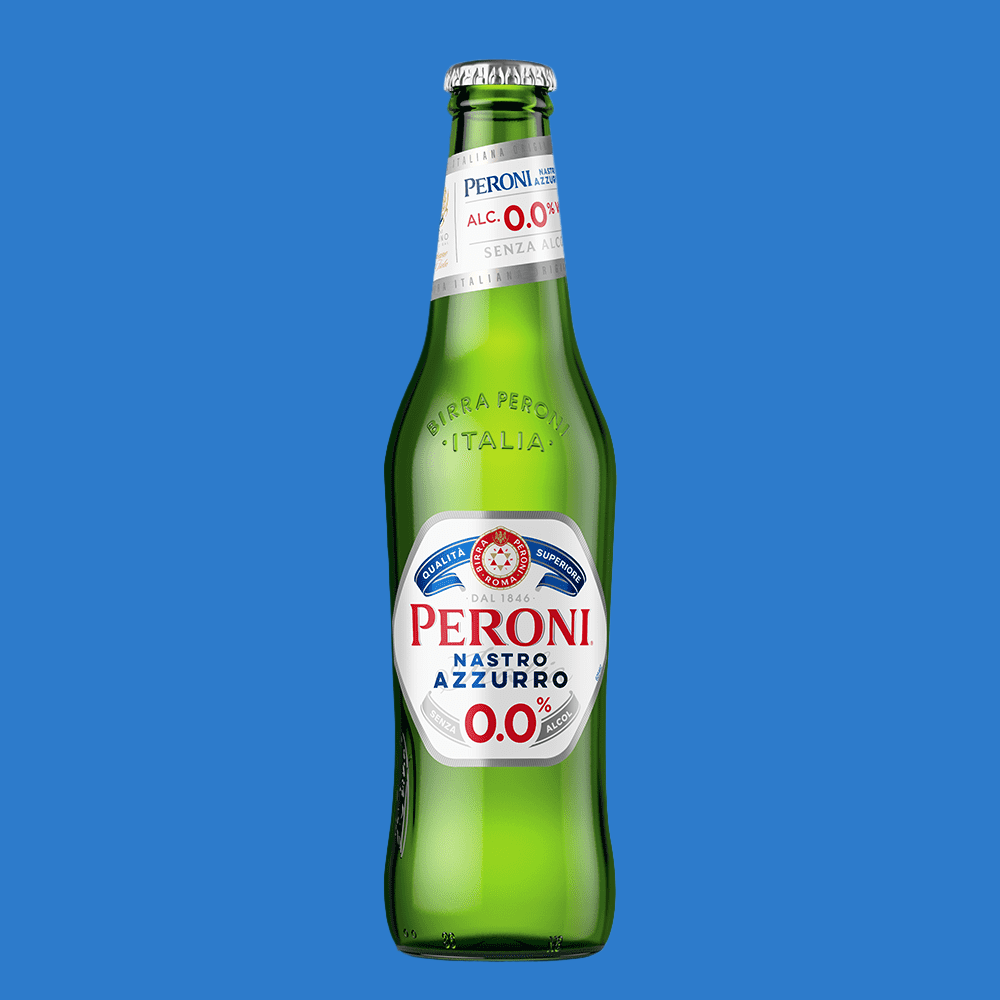 Peroni Nastro Azzurro 0.0 Alcohol Free Lager (0.0% ABV) - Wise Bartender - Beer