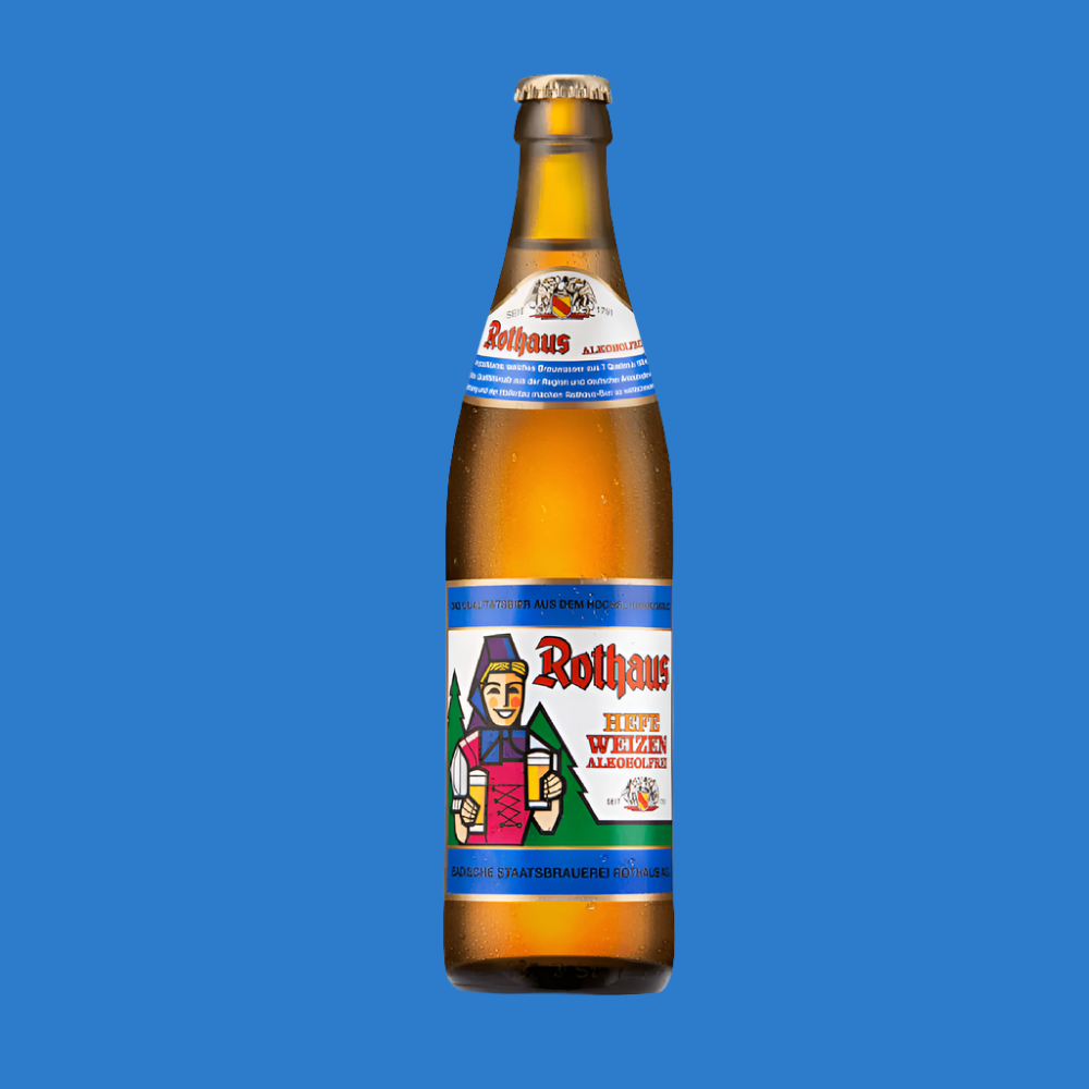 Rothaus Alcohol-free Hefeweizen 500ml 04 ABV - Wise Bartender