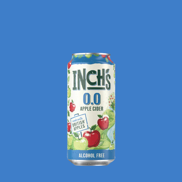 Inch’s 0.0 Alcohol‑Free Apple Cider | Crisp British Apple Cider | 440ml Can