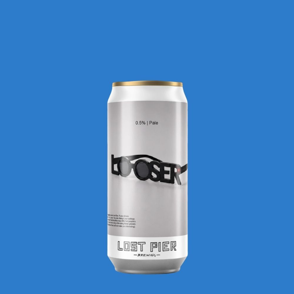 Lost Pier LOOSER Hazy Pale Ale 0.5% | 440ml | Alcohol Free Craft Beer