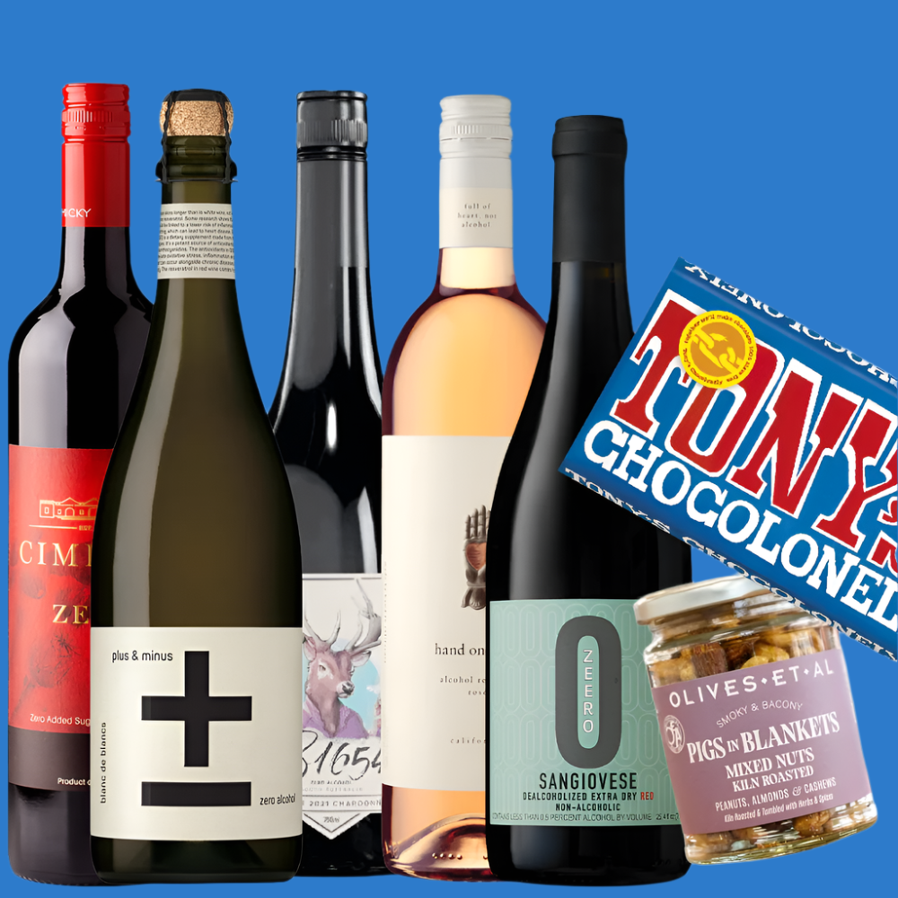 Ultimate Alcohol Free Wine & Snacks Gift Box (Save 5%)