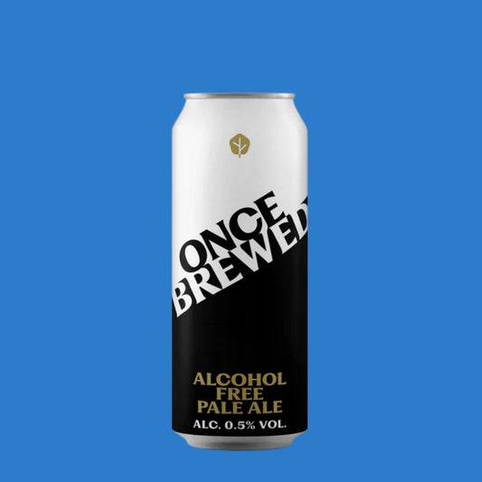 Once Brewed Pale Ale 0.5% | Twice Brewed Alcohol‑Free Beer | 440ml