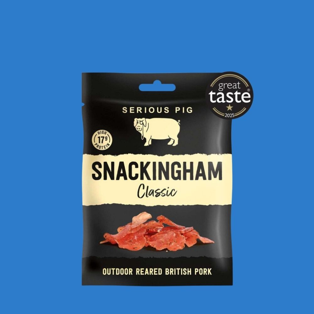 Serious Pig Snackingham Classic (35g) | Air‑Dried British Pork Snack