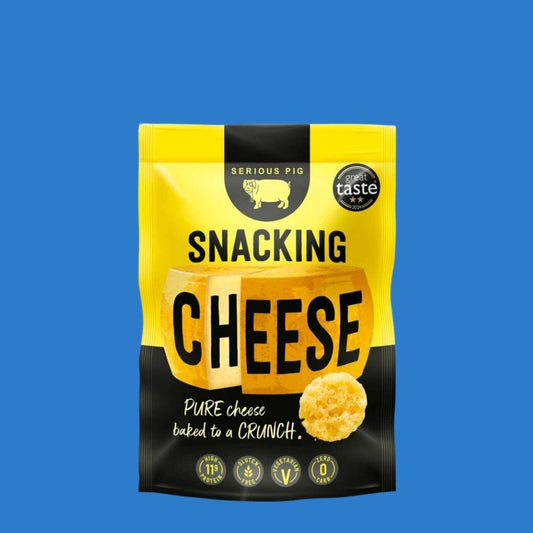 Serious Pig Crunchy Snacking Cheese Classic (24g) | High Protein Baked Cheese Snack