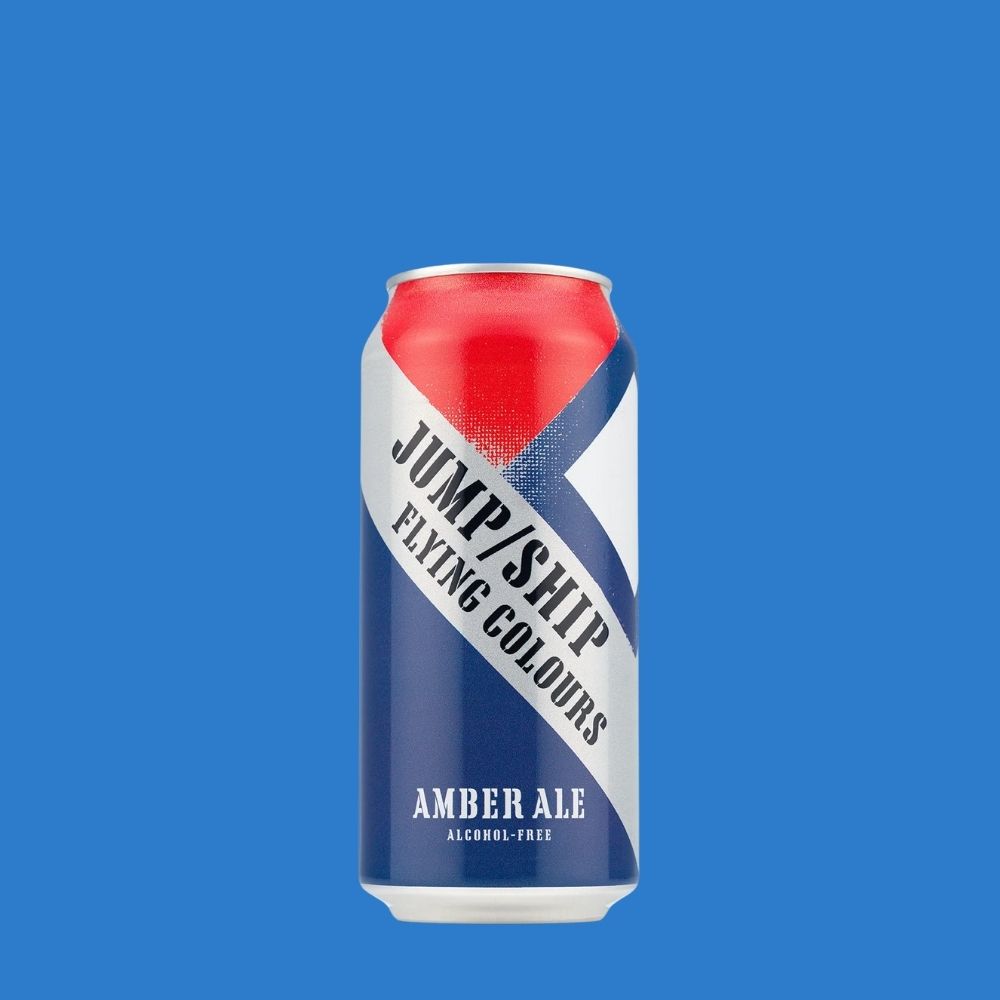 Jump Ship Flying Colours Amber Ale 440ml | Alcohol-Free Amber Ale | 0.5% ABV