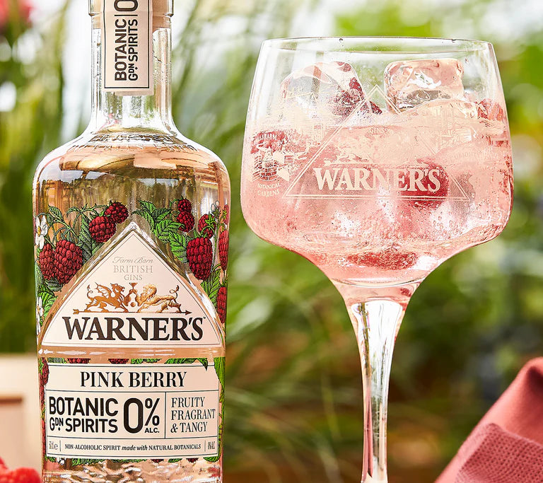 Warner's Juniper Pink Berry - 0% Alcohol Free Botanic Garden Spirits