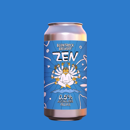 Bluntrock Brewery 'ZEN' Alcohol Free Pale Ale (0.5% ABV)