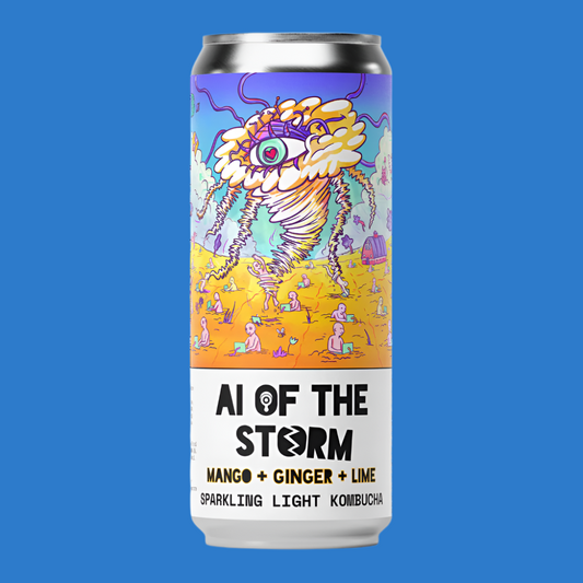 Counter Culture 'AI of the Storm' Mango, Ginger & Lime Kombucha Soda Can (0.0% ABV)